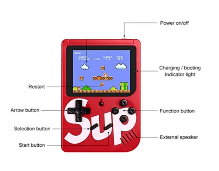 Console de 400 Jeux Portable